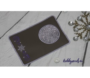 Stickserie ITH - Mug Rugs Snow Swirls